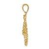 Black Bow Jewelry 14k Yellow Gold Textured Scorpion Pendant - 2 of 4