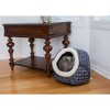 Armarkat Cuddle Cave Cat Bed C44 For Cats & Puppy Dogs, Blue Checkered  - image 2 of 4