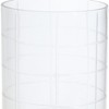 HomeRoots 12" Silver And Clear Geometric Iron And Glass Tabletop Hurricane Candle Holder - 4 of 4