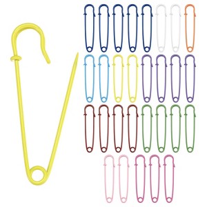 Unique Bargains Sewing Upholstery Spring Lock Blanket Bulk Large Safety Pins 30 Pcs - 1 of 4