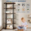 6 Tier Bookshelves, Home Office Bookcase Shelf Storage Organizer, Free Standing Storage Shelving Unit for Bedroom, Living Room and Home Office - 3 of 4