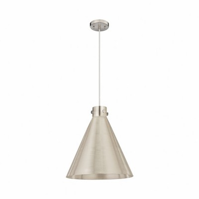 Newton Cone - 1 Light Pendant In Industrial Style-20.13 Inches Tall and 18 Inches Wide