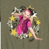 JoJo Siwa Jojo Wreath Short Sleeve Graphic T-Shirt - Heather Military Green - 4T - 2 of 3