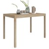vidaXL Dining Table 43.3 in.x27.6 in.x29.5 in. Solid Wood Acacia - 3 of 4