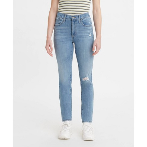 Educación moral Dejar abajo Marquesina Levi's® Women's 724™ High-rise Straight Jeans - Slate Reveal 26x30 : Target