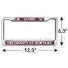 University of Montana Alumni Logo Full Size Standard License Plate Metal Frame - 4 of 4