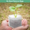 Unique Bargains Non-Woven Fabric Durable Multipurpose Plant Nursery Bags White - 3 of 3