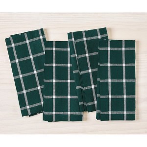 Solino Home Linen Dinner Napkins | Windowpane - 1 of 4