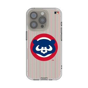 MLB Cooperstown Central Teams Pinstripe Clear Cell Phone Case for Apple iPhone - 1 of 4
