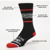 Stranger Things Glow In The Dark, Hellfire Club and Squawk Mens Athletic Crew Socks 3 Pack - 2 of 4