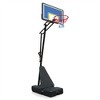 YONWAY Portable Basketball Hoop ,Adjustable Height 8.04 ft to 10.01 ft,39 inch Backboard with Rebound System with Wheels for Professional Match - 2 of 4