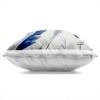 Stupell Industries Blue Heron in Cool Tones Indoor Decorative Throw Pillow, 18 x 18 - 2 of 3
