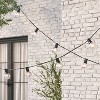 20ct Incandescent Outdoor String Lights G40 Clear Bulbs - Black Wire - Room  Essentials™