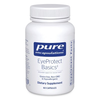 Pure Encapsulations EyeProtect Basics - Key Antioxidant Support for Eye Health - 60 Capsules