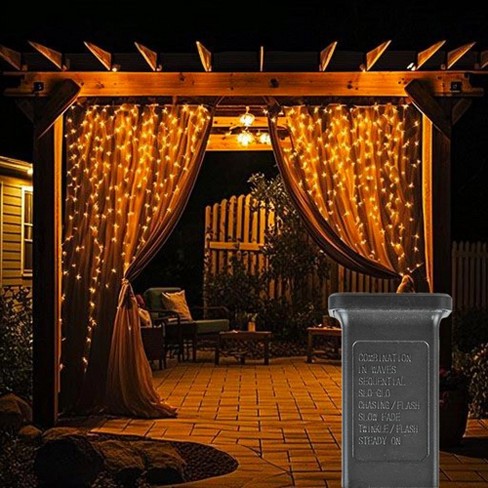 100ltr Led Plug-in Curtain String Lights With Clips - Room Essentials™ :  Target