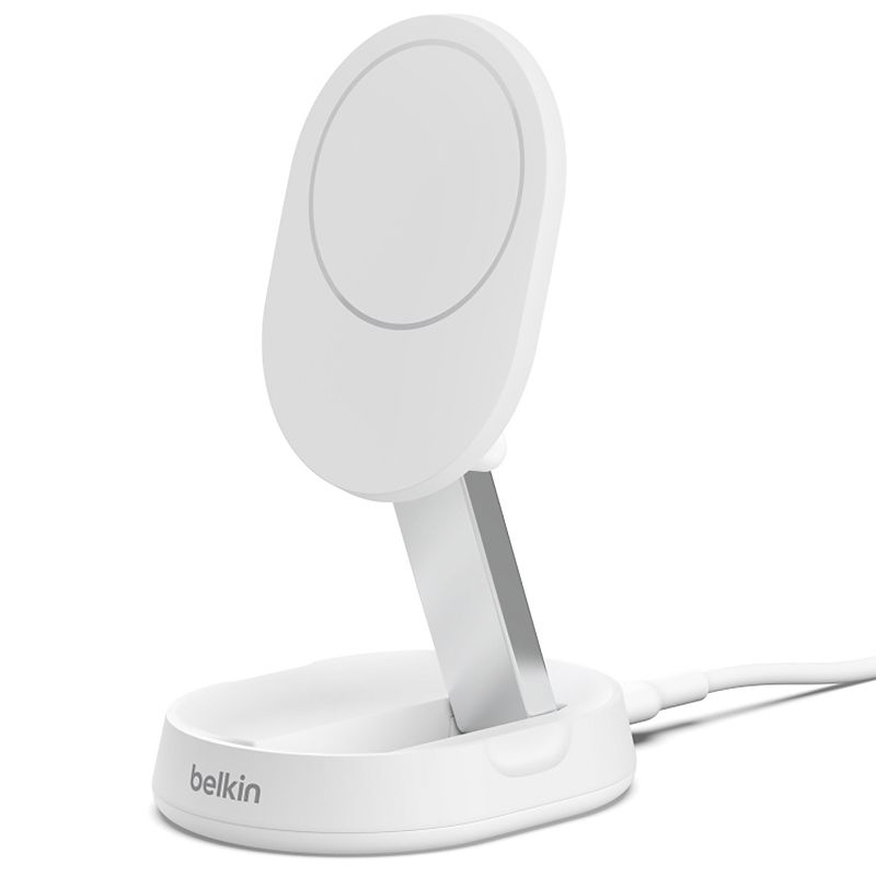 Belkin® BoostCharge Pro 15-Watt Convertible Magnetic Wireless Charging Stand with Qi2, 1 of 10