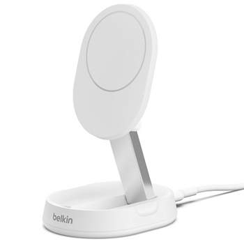 Belkin® BoostCharge Pro 15-Watt Convertible Magnetic Wireless Charging Stand with Qi2
