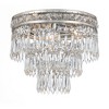 Crystorama Lighting Mercer 3 - Light Flush Mount in  Olde Silver - 4 of 4