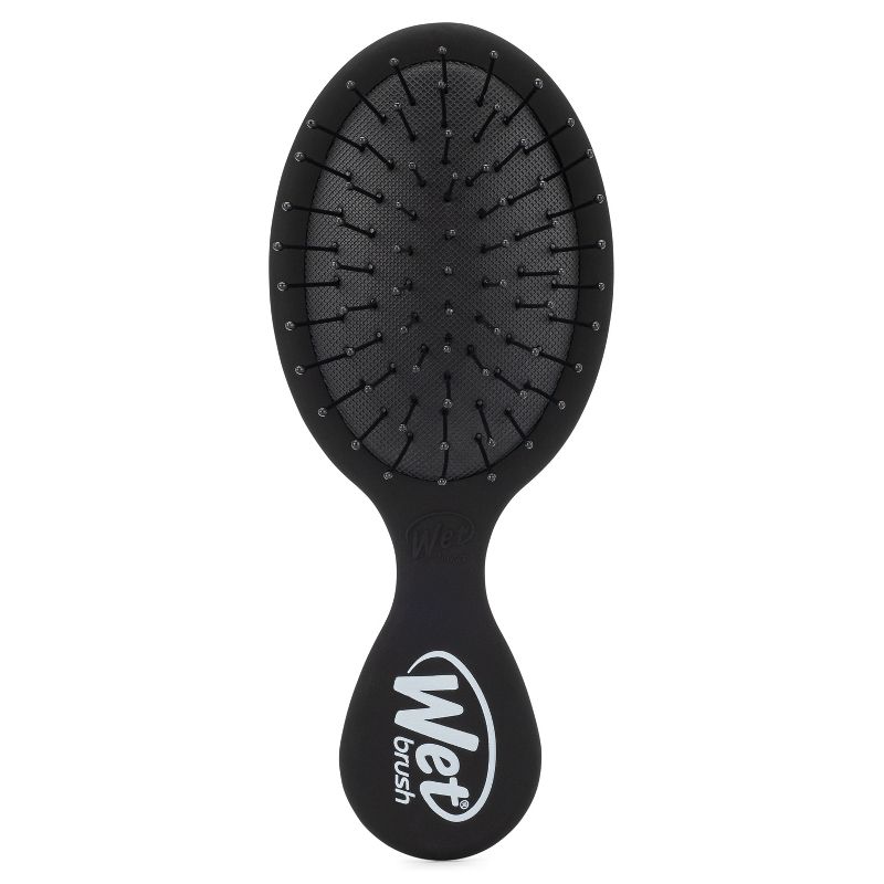Wet Brush Mini Detangler Hair Brush - Matte Black, 1 of 7