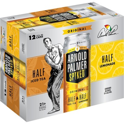 Arnold Palmer Spiked Half & Half Original Flavored Malt Beverage - 12pk/12  fl oz Cans