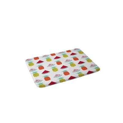 Kelli Murray Succulents Memory Foam Bath Mat - Deny Designs