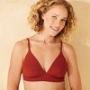 Women's Jacquard Triangle Bikini Top - Shade & Shore™ - 3 of 4