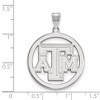 Black Bow Jewelry Sterling Silver Texas A&M Aggies NCAA Extra Large Pendant - 2 of 3