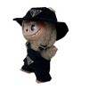 Black Designer Overalls with Matching Hat for 17.5 cm Labubu Dolls - 2 of 4