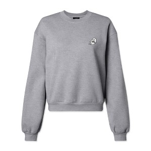 Dalix Spooke-a-Latte Ghost Sweatshirt Embroidered Coffee Fleece Long Sleeve  Womens - 1 of 4