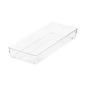 Plastic Drawer Organizer Bin  - Set of 2 - Clear - 1 of 4