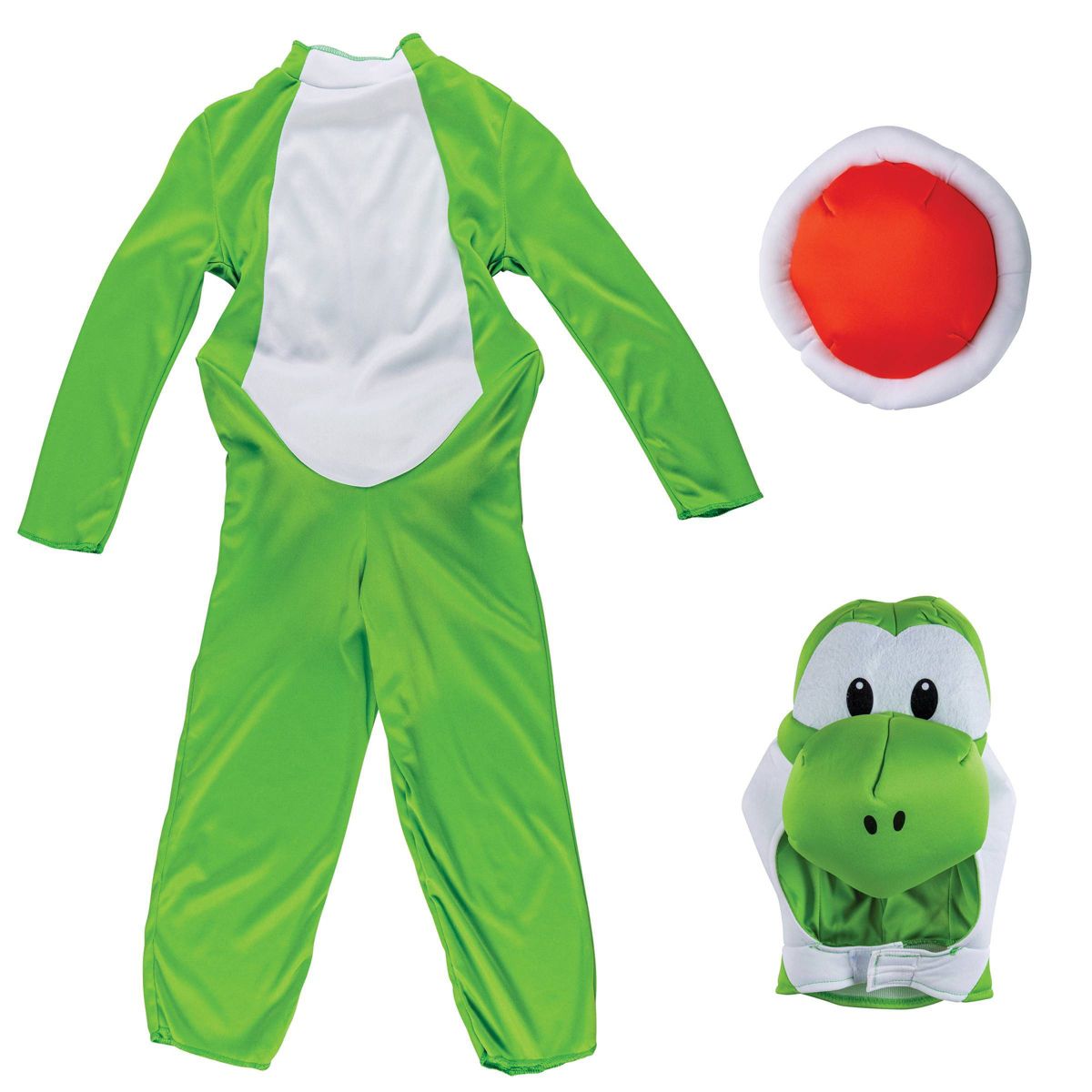 Nintendo Infant and Toddler Super Mario Bros. Yoshi Costume Jumpsuit - thumbnail 4