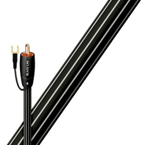 AudioQuest Black Lab RCA Male to RCA Male Subwoofer Copper Core Stereo Audio Cable - 26.25 ft. (8m) - 1 of 2