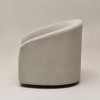 KINWELL Boucle Upholstered Swivel Barrel Accent Armchair - 4 of 4