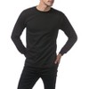 Pro Club Men's Relaxed Fit Comfort Cotton Long Sleeve Crew Neck T-Shirt - 3 of 4
