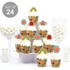 Big Dot of Happiness Buggin' Out - Cupcake Decoration - Bugs Birthday Party Cupcake Wrappers and Treat Picks Kit - Set of 24 - 2 of 4