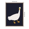 Kate & Laurel All Things Decor 18"x24" Sylvie Farm Duck Framed Canvas by Hannah Beisang Brown - 3 of 4