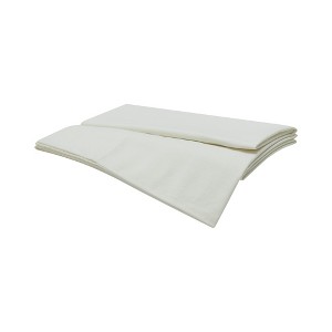 100% Cotton Linen Texture Vintage Wash Percale Pillowcases, Set of 2 by Blue Nile Mills - 1 of 4