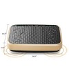 Naysaye Exercise Trainers Vibration Plate Whole Body for Lymphatic Drainage Shaking Workout Board, Golden Black, 20.5"*14.2"*4.5" - 3 of 4