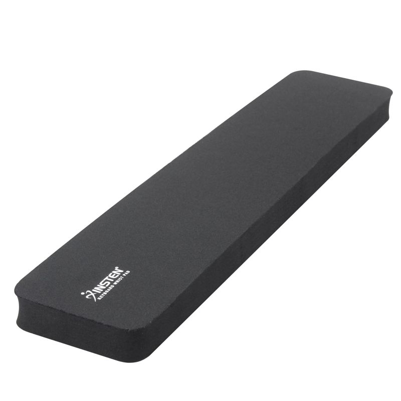Insten Keyboard Wrist Rest Pad, Anti-Slip Ergonomic Palm Cushion Support for Comfortable Typing and Pain Relief, 13.8 x 2.8 in, Black, 4 of 10