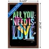 Trends International Jason Naylor - All You Need Is Love Framed Wall Poster Prints - 3 of 4
