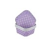 Unique Bargains Cupcake Liners Pattern Square Cup Disposable Laminated Paper 3.35"x3.35"x1.38" 50 Pcs - 3 of 4
