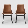 Bowden Faux Leather Dining Chairs - Threshold™ - 2 of 4