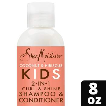 SheaMoisture Coconut and Hibiscus Kids' 2-in-1 Shampoo & Conditioner For Thick Curly Hair - 8 fl oz