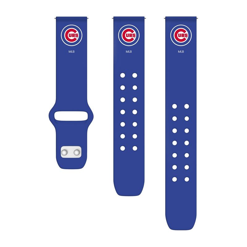 MLB Chicago Cubs Samsung Watch Compatible Silicone Sports Band , 2 of 4
