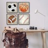 Stupell Industries Various Rustic Sports Balls, 17" x 17" (Set of 4) - 2 of 4