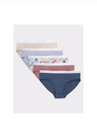 Hanes womens Cotton Hi Cut Underwear, Available in Regular and Plus Sizes  Underwear, Assorted, 6 US, 12 Count (Pack of 1) at  Women's Clothing  store