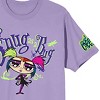 Growing Up Creepie Snug As A Bug Crew Neck Short Sleeve Purple Haze Women's T-shirt - 3 of 3