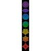 Juniors Womens Lost Gods Stacked Chakra Racerback Tank Top - 2 of 4