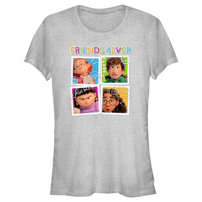 Junior's Turning Red Friends 4Eva Polaroids T-Shirt