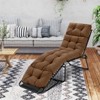 Tangkula 73" Lounge Chaise Cushion Padded Recliner Cushion - 2 of 4